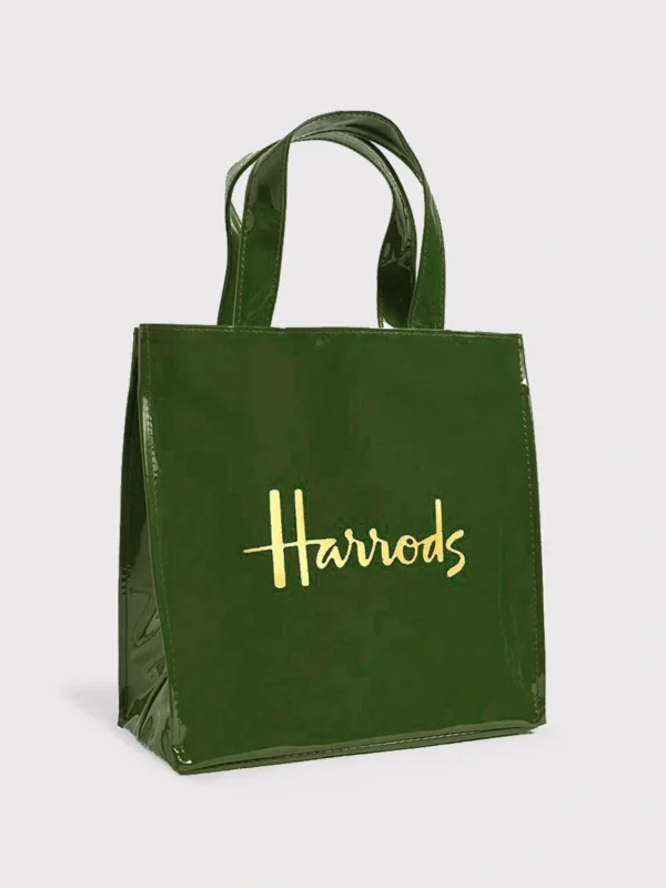 Harrods 燙金PVC漆皮手提包 Harrods 燙金PVC漆皮手提包