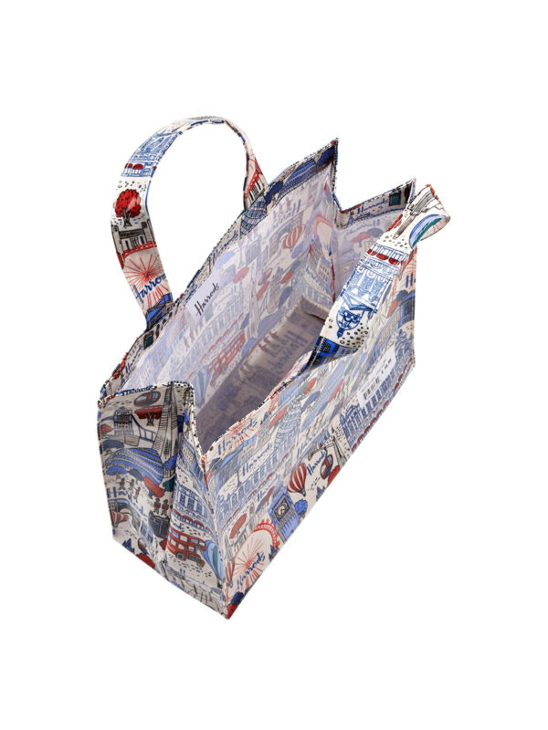 HDBA2422030_2 Harrods 歡樂嘉年華帆布印花手提包