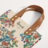 HDBA2432005_2w Harrods 提花設計棉麻布料輕便手提包