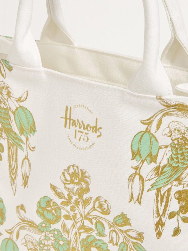 HDBA2432008_5w Harrods 175週年限定款質感印刷手提包