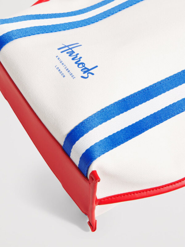 HDBA2532001_4w Harrods 英國國旗織帶帆布皮革手提包