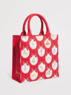 Harrods 聖誕插圖胡桃鉗厚帆布手提包 Harrods 聖誕插圖胡桃鉗厚帆布手提包