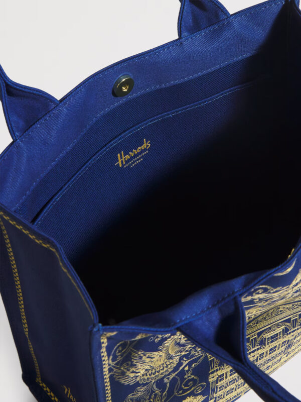 HDBA2542001_5w Harrods 金刺繡建築手提包