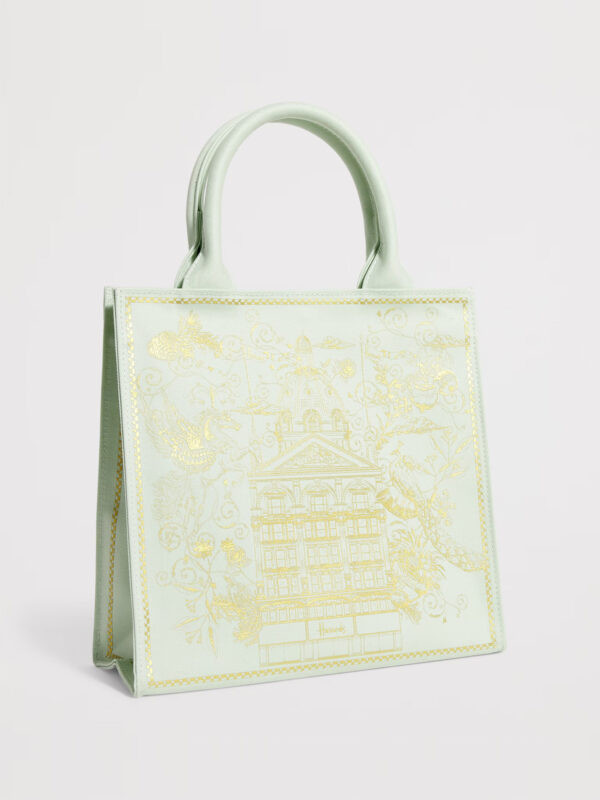 HDBA2542001_6w Harrods 金刺繡建築手提包