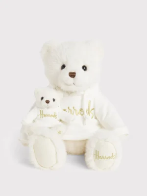 Harrods 時髦繽紛電鏽連帽T亨利泰迪熊絨毛娃娃 Harrods 時髦繽紛電鏽連帽T亨利泰迪熊絨毛娃娃
