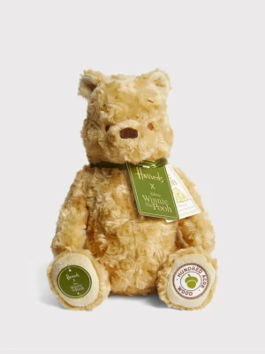 Harrods 迪士尼聯名盒裝小熊維尼絨毛娃娃