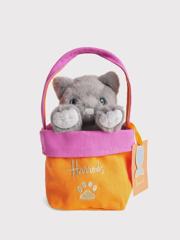 Harrods 袋裝小貓絨毛娃娃 Harrods 袋裝小貓絨毛娃娃
