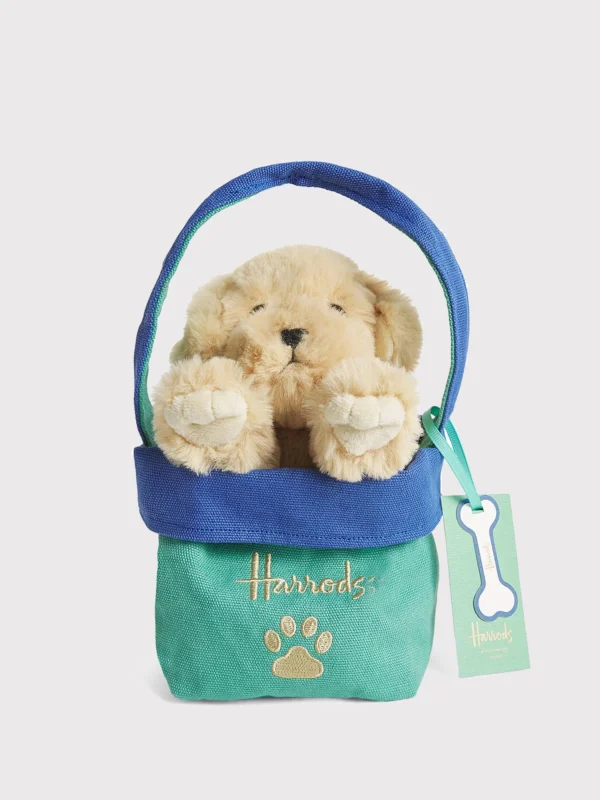 Harrods 袋裝小狗絨毛娃娃 Harrods 袋裝小狗絨毛娃娃