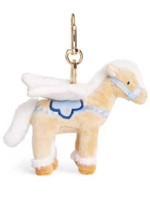 HDAK2540001-81 Harrods 飛馬刺繡包包圈吊飾