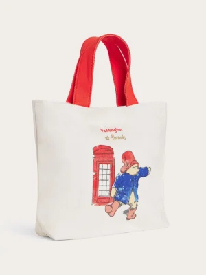 Harrods 柏寧頓熊印花帆布手提包 Harrods 柏寧頓熊印花帆布手提包