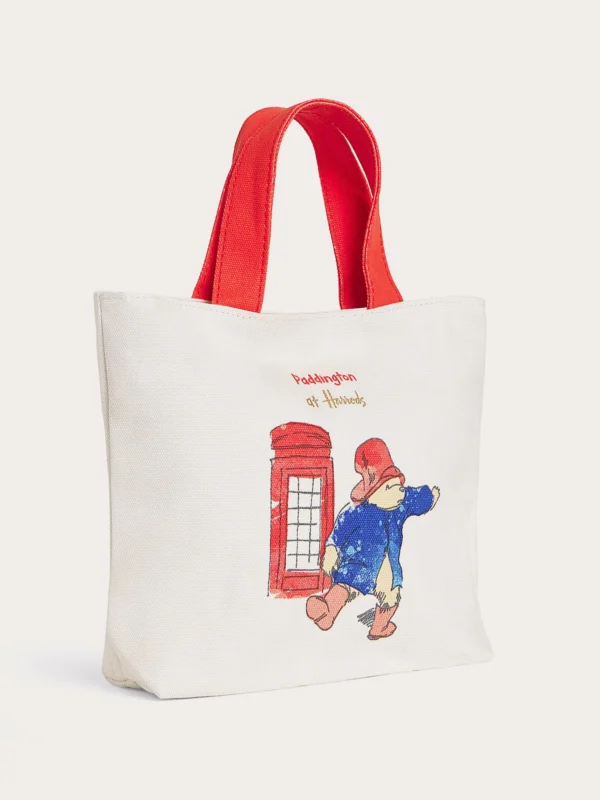 Harrods 柏寧頓熊印花帆布手提包 Harrods 柏寧頓熊印花帆布手提包