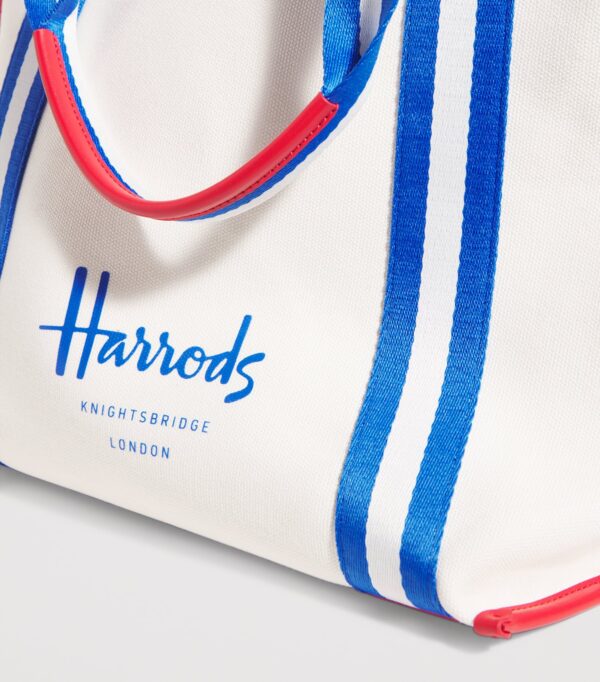 HDBB2532001_3 Harrods Britannia 托特包側面角度,展示雙頂部提手與包體挺立結構
