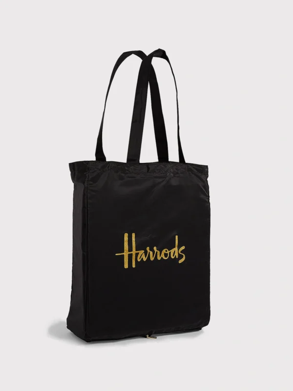 Harrods 閃耀燙金Logo環保購物袋 Harrods 閃耀燙金Logo環保購物袋