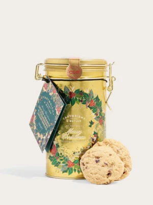 Cartwright & Butler 聖誕快樂蔓越莓甜橙酥餅乾罐 Cartwright & Butler 聖誕快樂蔓越莓甜橙酥餅乾罐