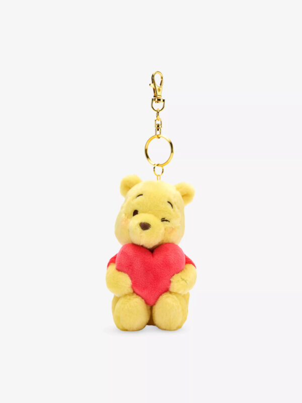 DNAK2610001-36 Selfridges 塞爾福里奇百貨限量款 愛心小熊維尼包包吊飾 Disney維尼熊家族 收藏版