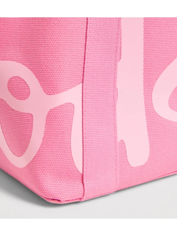 Harrods 手提袋精緻品牌 Logo 印刷與 100% 純棉材質細節特寫