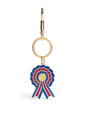 HDAK2610009-62 Harrods 金屬玫瑰花飾鑰匙圈