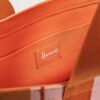 HDBA2612002-22_3 Harrods 全棉條紋Logo手提袋