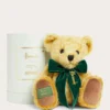 Harrods × Merrythought 刺繡蝴蝶結泰迪熊絨毛娃娃