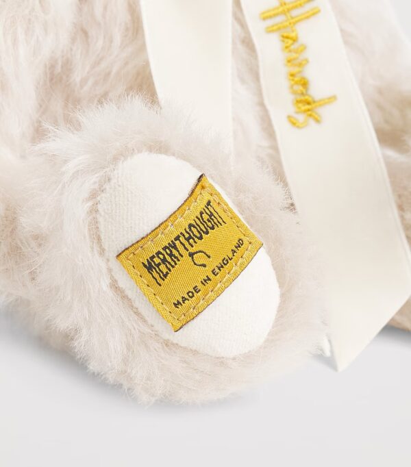 Harrods 白蝴蝶結兔子絨毛娃娃