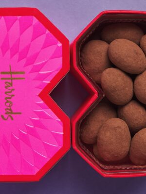 Harrods 德國製可可粉杏仁 心形禮盒