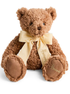 Harrods 2026 新款 經典黃色蝴蝶結泰迪熊 交換禮物推薦