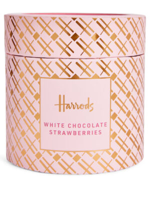 HDFC2420001-11 Harrods 哈洛德百貨 盒裝 草莓白巧克力球 情人節禮物 聖誕節 高級伴手禮 整顆草莓