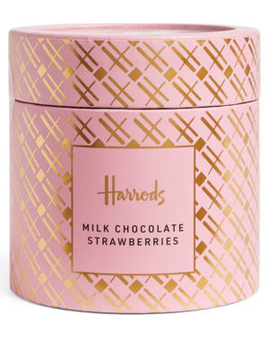 HDFC2420001-12 Harrods 哈洛德百貨 盒裝 草莓牛奶巧克力球 情人節禮物 交換禮物 熱銷伴手禮 整顆草莓