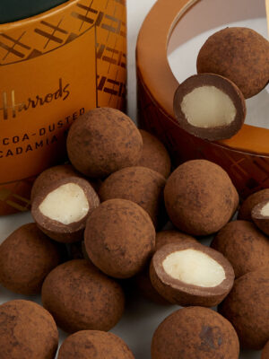 哈洛德百貨 盒裝 可可粉澳洲堅果 風味甜點 浪漫下午茶 進口禮品