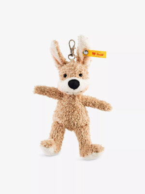 SFAK2530007-84 STIEFF 可愛紙杯蛋糕先生兔子毛絨玩具鑰匙扣 毛茸茸大耳兔子掛飾