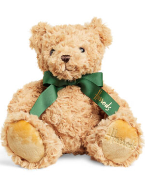 HDDB2610010-82-002 英國 Harrods 捲毛亨利熊娃娃 咖啡色正面照 - HF unikorn 英國代購