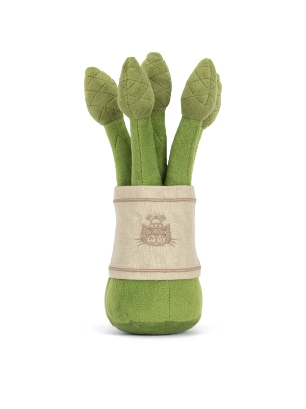 Jellycat 創意美味蘆筍絨毛娃娃搭配專屬官方送禮紙袋，生日或節慶幽默禮物推薦