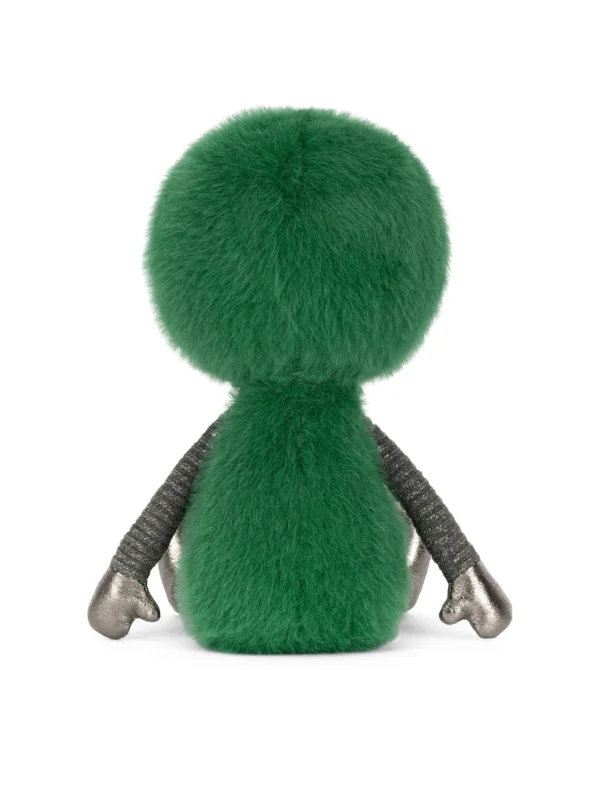 Jellycat 外星人娃娃材質細節，100% 安全聚酯纖維打造，通過歐盟玩具檢測，新生兒適用