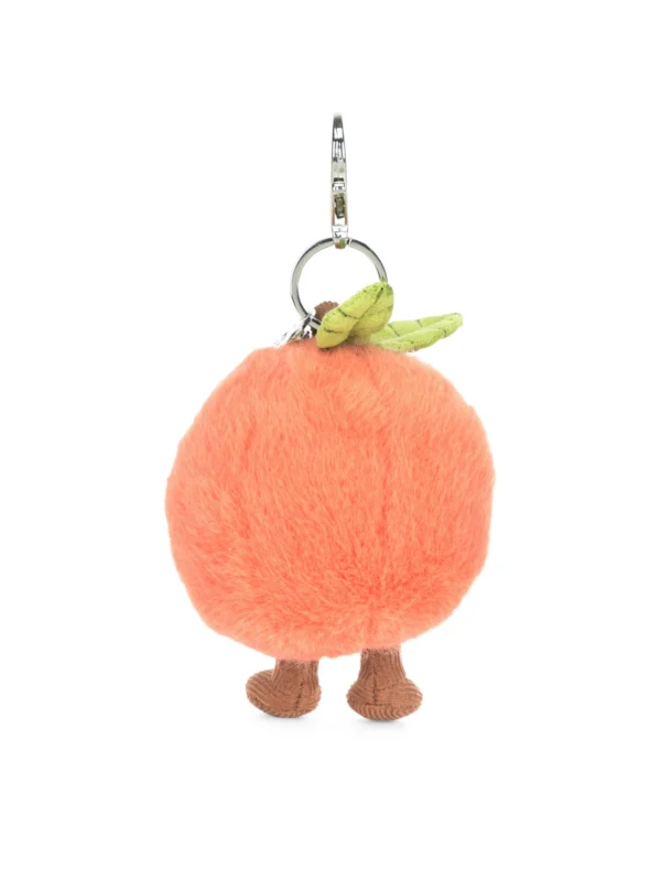 HF unikorn 英國代購 Jellycat 桃子鑰匙圈 - 點亮日常背包穿搭的甜美絨毛配件禮物