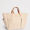 HARRODS Large Jute Garden Tote Bag_2 Harrods 黃麻花園手提袋背面外觀,適合日常通勤與購物的實用女包