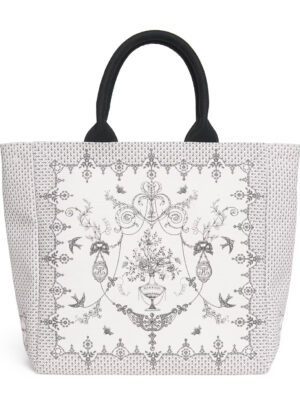 Harrods 正品 哈洛德百貨 2026新款 蕾絲珠寶花卉印花手提包