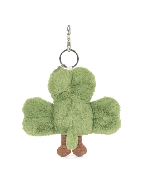 HF unikorn 英國代購 Jellycat 幸運草鑰匙圈 - 點亮日常背包穿搭的趣味絨毛配件禮物