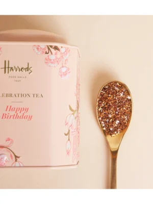 Harrods 散裝南非國寶茶葉與椰蓉接骨木花原料特寫