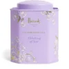 英國 Harrods 想念你慶典茶 (Thinking of You) - 淡紫色精美花卉紀念鐵罐正面外觀