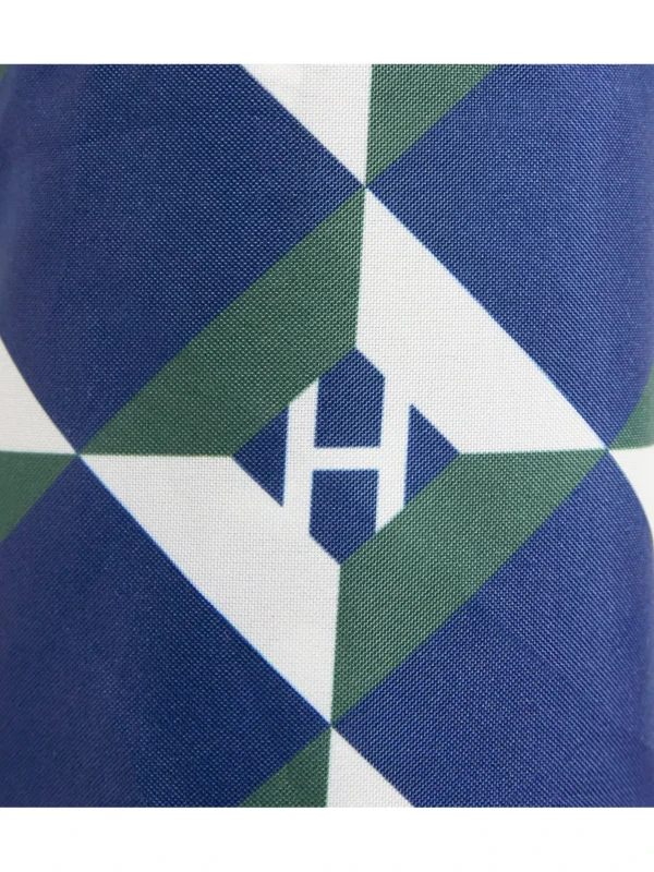 英國代購 Harrods 幾何印花折疊傘日常攜帶比例與穿搭示範