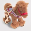 HARRODS Horse Plush Keyring (12cm)_2 Harrods 挽馬造型鑰匙圈精緻絨毛材質近拍