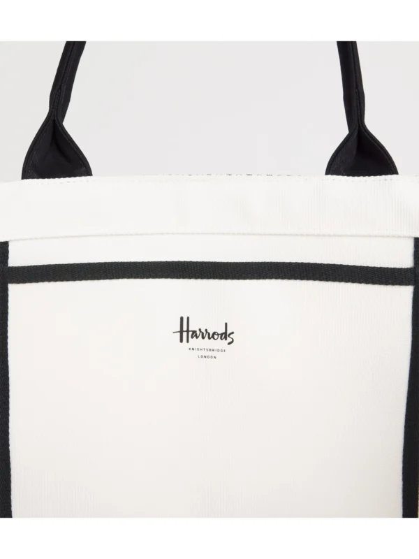 HARRODS Lace Print Tote Bag_3 Harrods 花卉購物袋內部結構與收納夾層空間展示