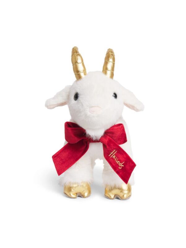 HARRODS-Goat-Plush_1-1-uni Harrods 白色毛絨山羊玩偶 英倫經典紀念娃娃