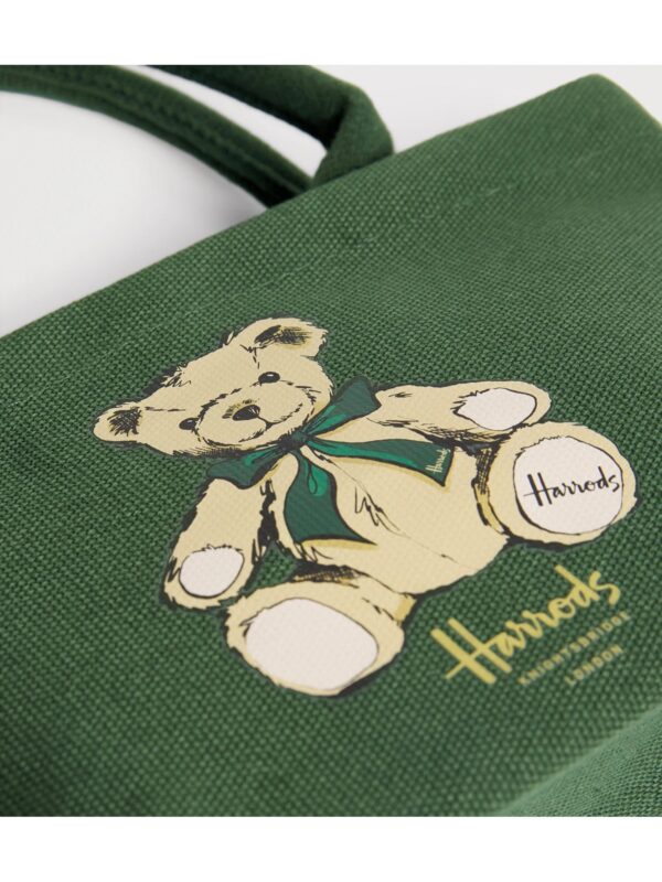 HARRODS-Mini-Henry-Bear-Tote-Bag_3-mc Harrods 亨利熊迷你手提包近拍,100% 純棉材質紋路與印花清晰可見