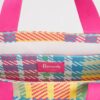 HARRODS-Mini-Madras-Check-Tote-Bag_4-mc Harrods 帆布托特包內部結構展示,附實用收納小內袋