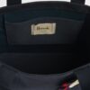 HARRODS-Small-Cotton-Canvas-British-Rosette-Tote-Bag_4-mc Harrods 藍色帆布購物袋雙提把設計細節,適合女性日常手提與優雅穿搭