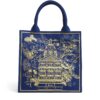 HARRODS-Small-Gold-Building-Shopper-Bag_1-1-mc Harrods 金刺繡建築手提包正面照 - 經典英倫建築金色刺繡與純棉材質女包