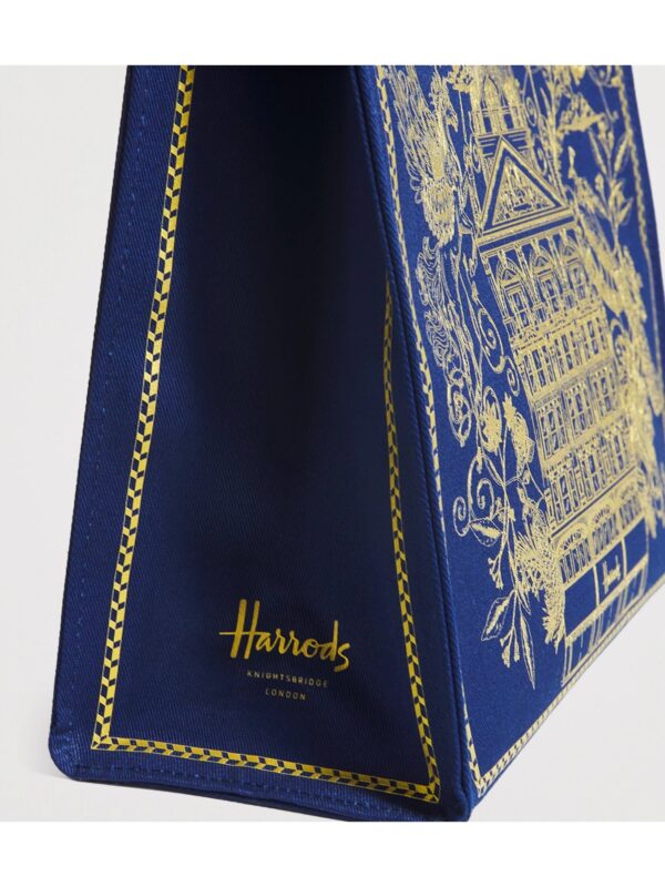 HARRODS-Small-Gold-Building-Shopper-Bag_4-1-mc HF unikorn 英國代購 Harrods 手提包 - 具備舒適雙頂部手柄的日常通勤實用包款