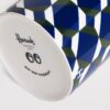 HDAC2620003-55_2-mc Harrods Logo Geometric Mug 側面與杯口細節,展示陶瓷質地與深綠色澤