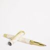 HDAS2630001-11_2-mc Harrods Toile Ballpoint Pen 粉紅原子筆側面細節,展示精緻金屬材質與印花設計